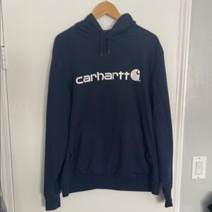 Carhartt Men's Navy Hoodie